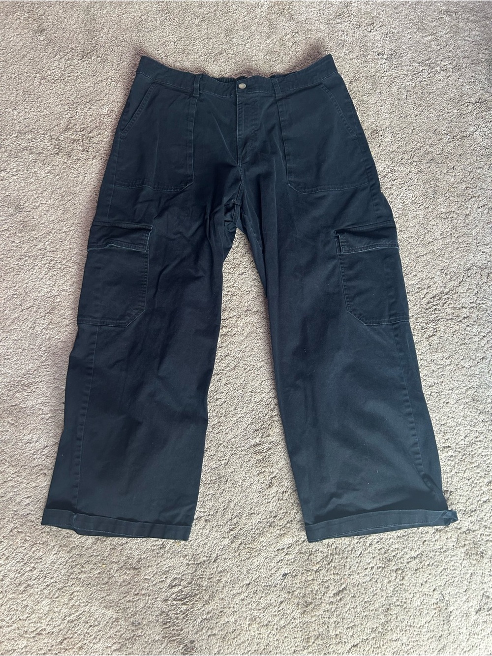 wild fable Black Wide-Leg Cargo Pants